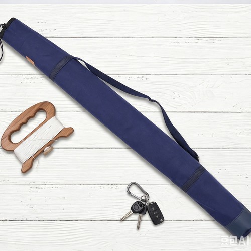 Dark blue fabric kite storage - blue,